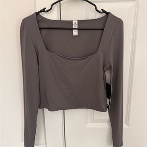 NWT Long-Sleeve Square Neck top